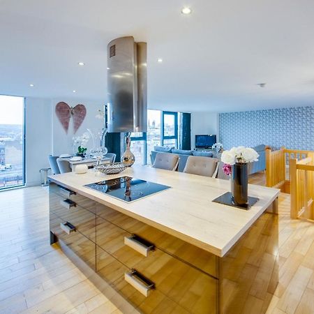 Spacious 3-Bed Penthouse With City Sky Line Views Sheffield Exteriér fotografie