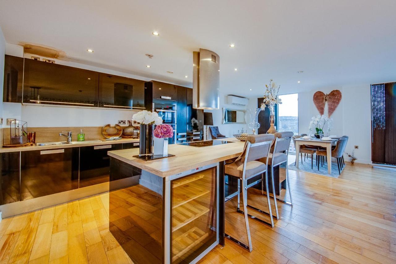 Spacious 3-Bed Penthouse With City Sky Line Views Sheffield Exteriér fotografie